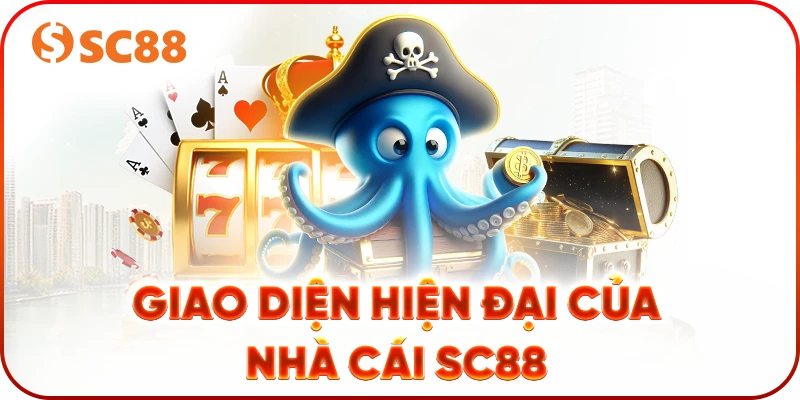Giao diện hiện đại của nhà cái SC88